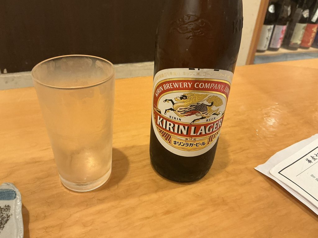 蕎麦切 砥喜和のビール