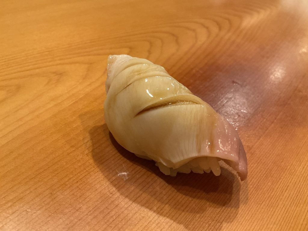 鮨はま田のホッキガイ