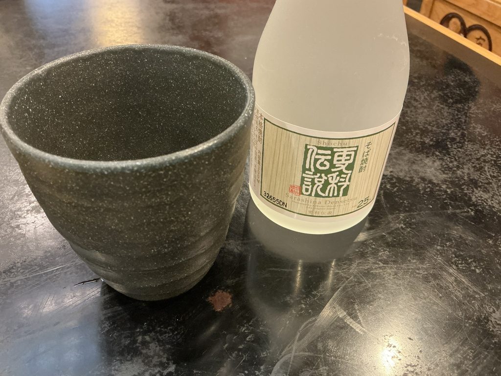 芝大門 更科布屋の蕎麦焼酎