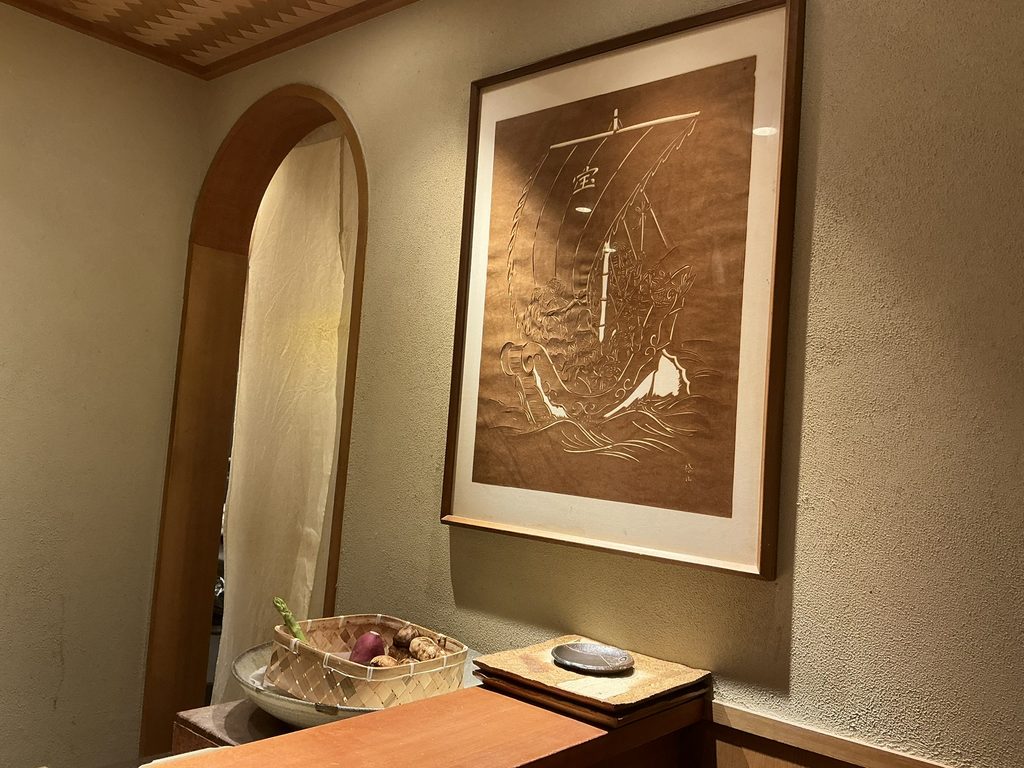 天ぷらやぐちの店内