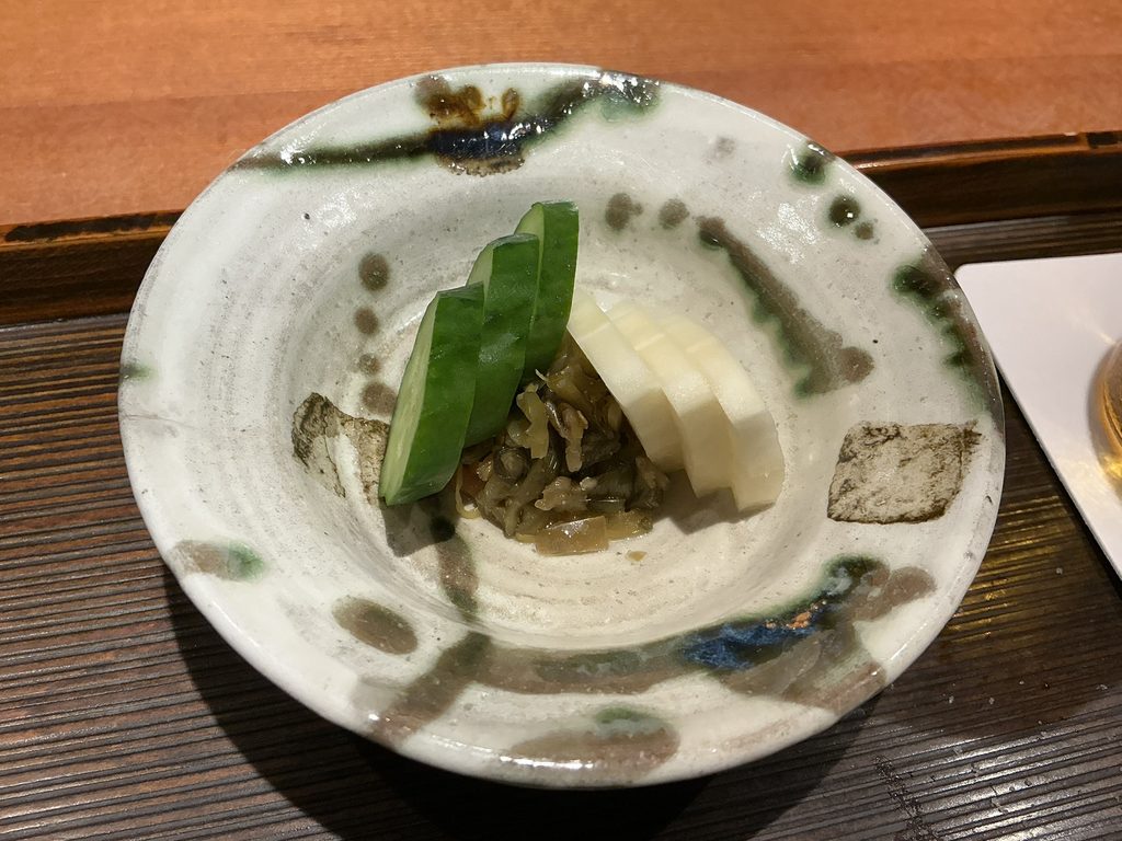 天ぷらやぐちのお新香