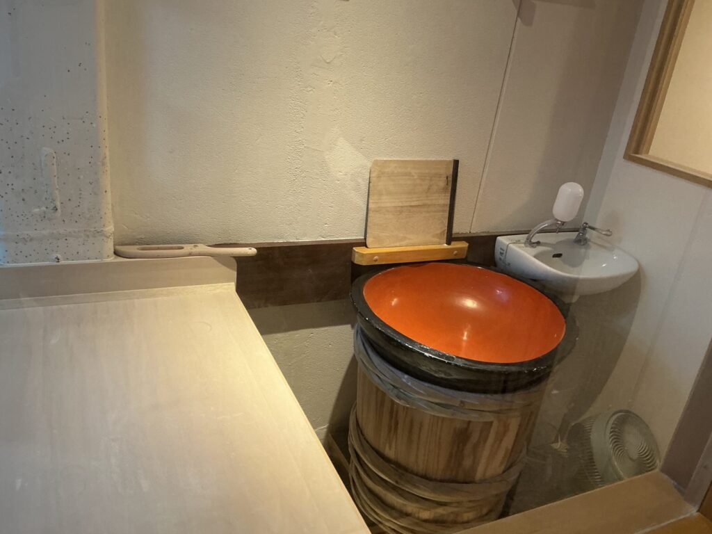 手打ち蕎麦 茶とらの店内