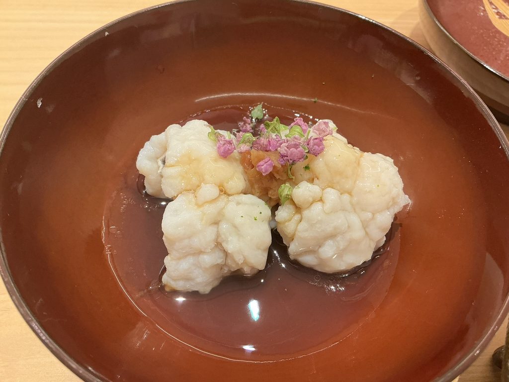 鮨あきのハモ