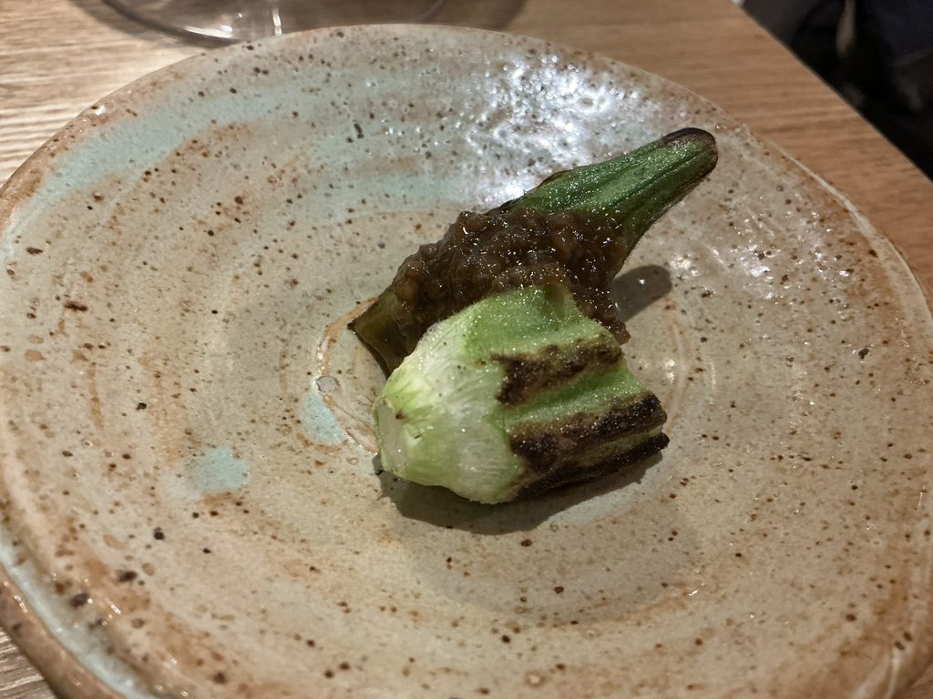 やきとりshiraのオクラ