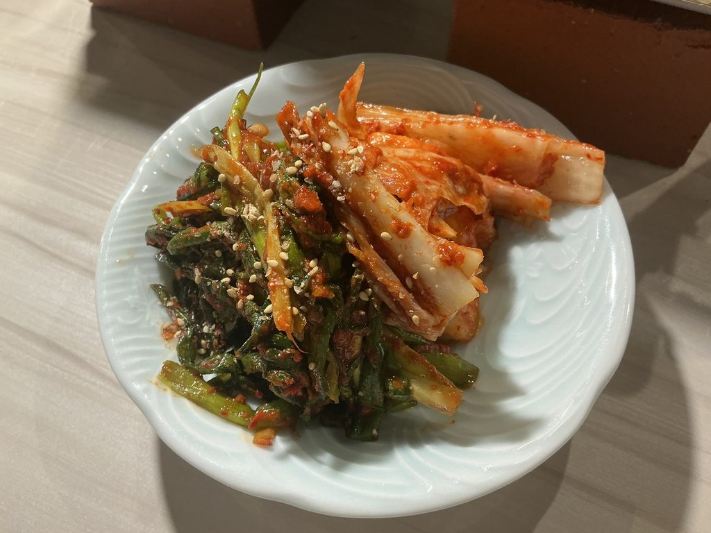 焼肉三宝苑のキムチ盛