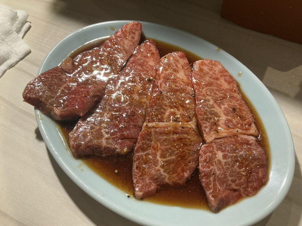 焼肉三宝苑のハラミ
