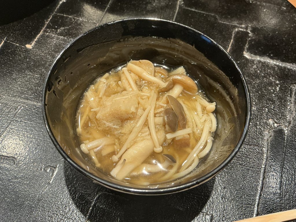 天々蕎々うめ庵のキノコみぞれ蕎麦