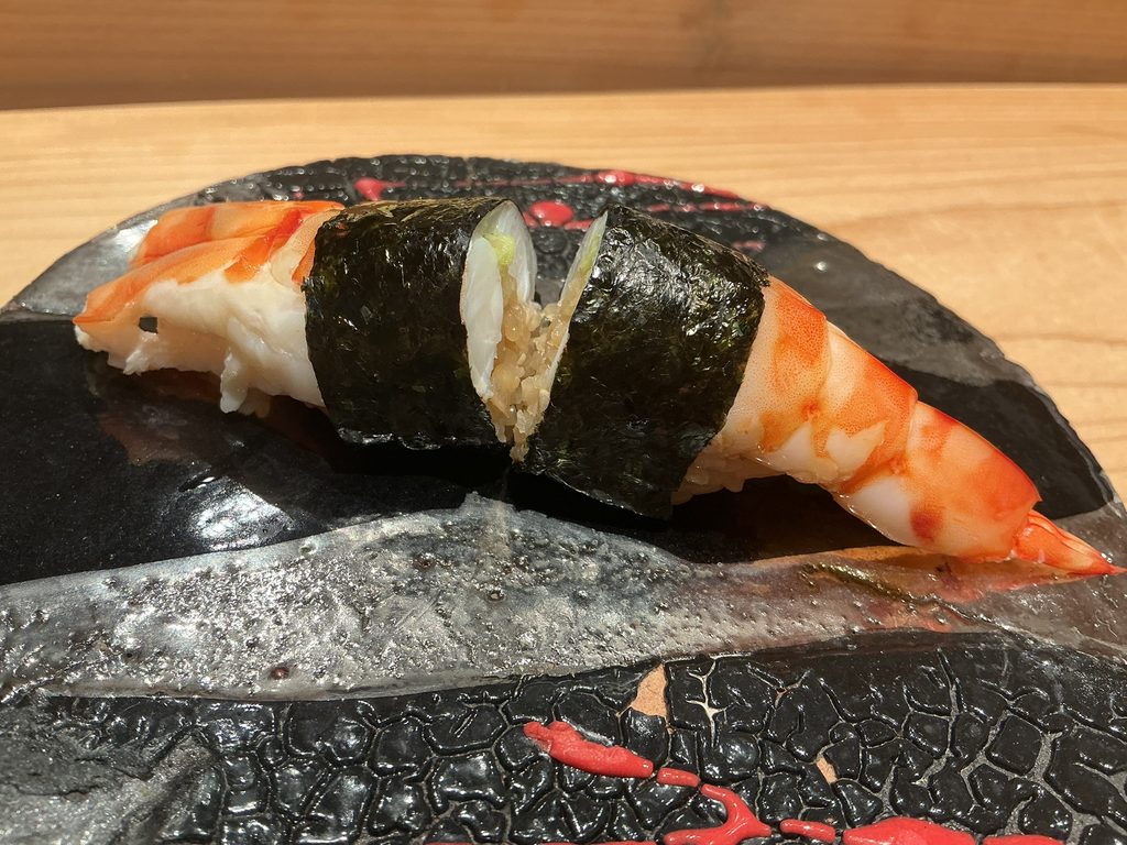 寿司清のクルマエビ