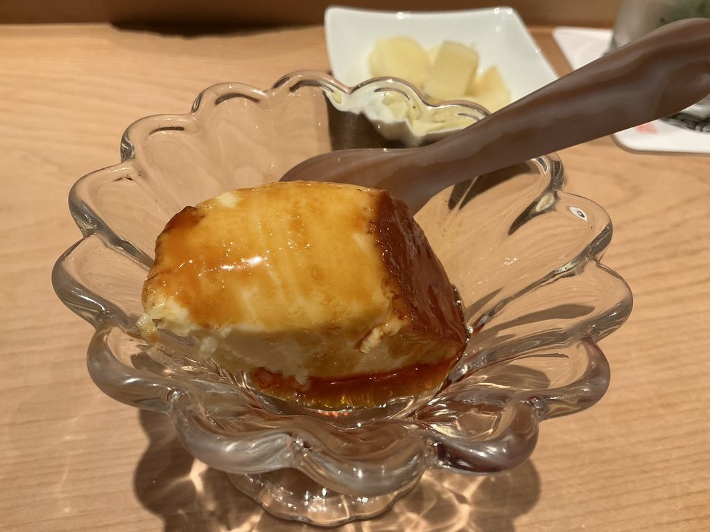 寿司清のプリン