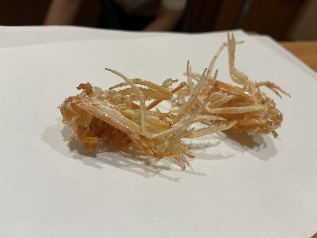 天ぷら車のクルマエビ