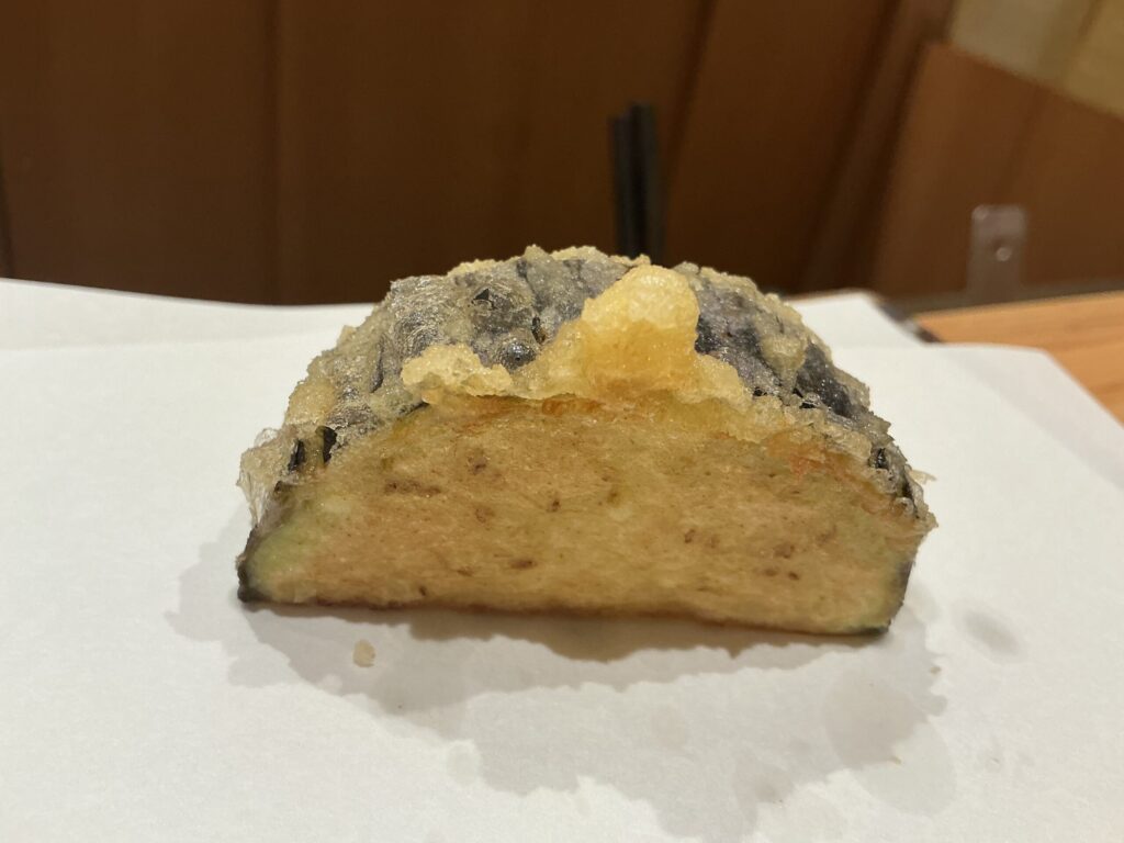 天ぷら車のナス