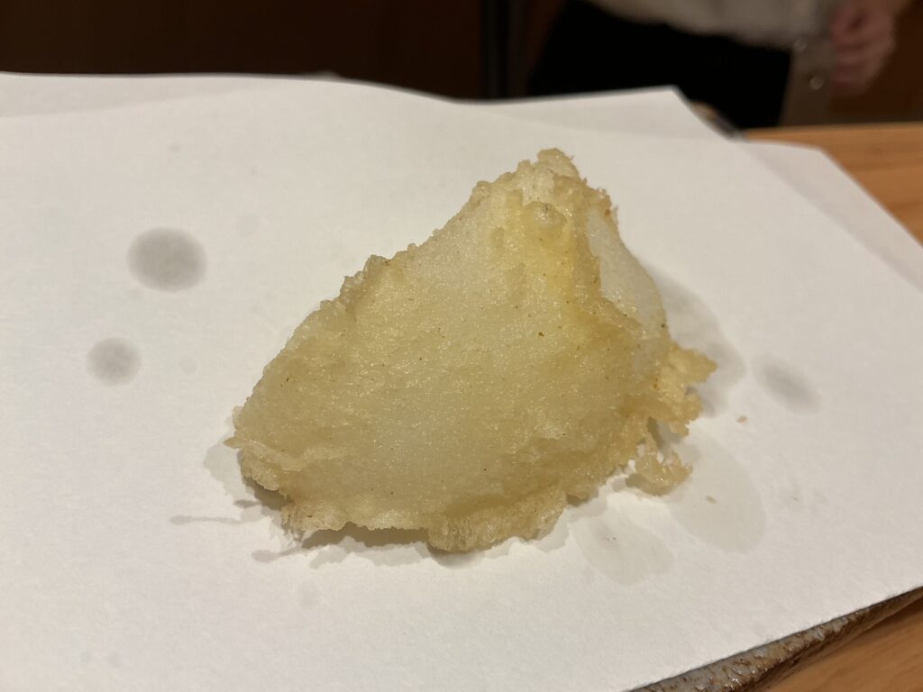天ぷら車の新イカ