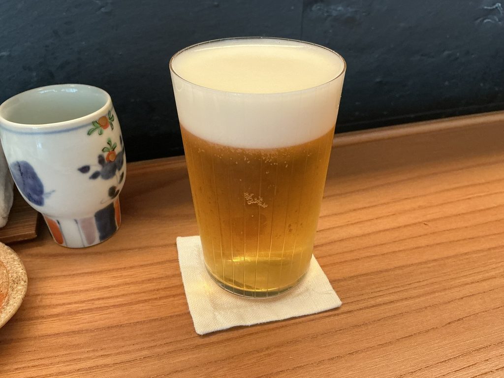 つくし寿司のビール
