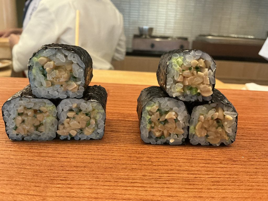つくし寿司の納豆巻き