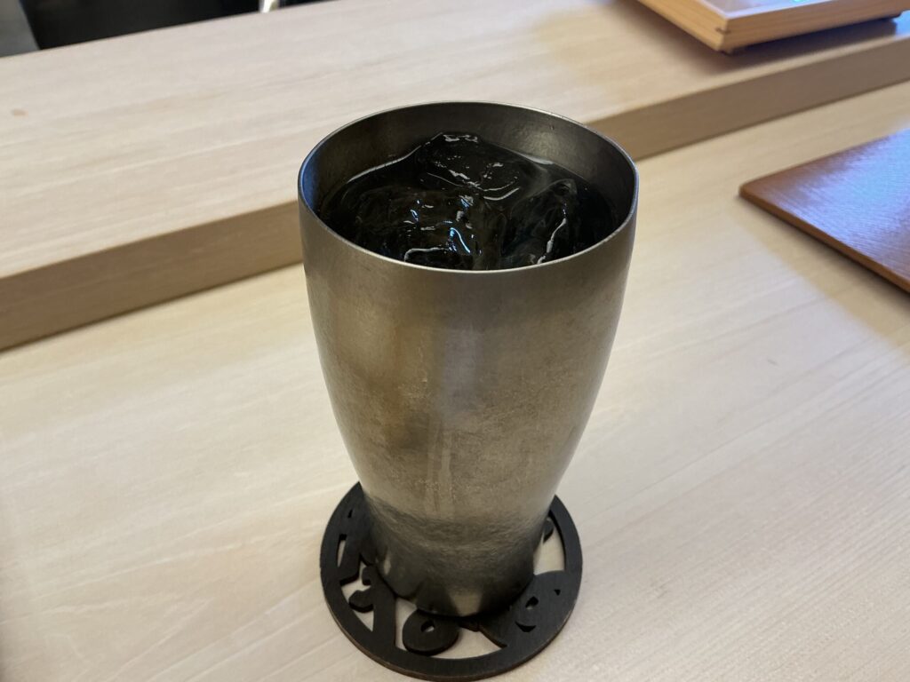 鮨おばなの麦焼酎