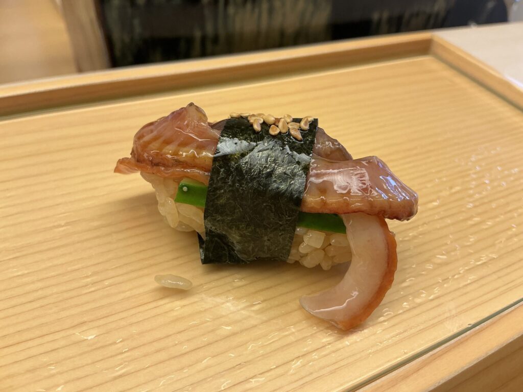 鮨おばなのアカガイ