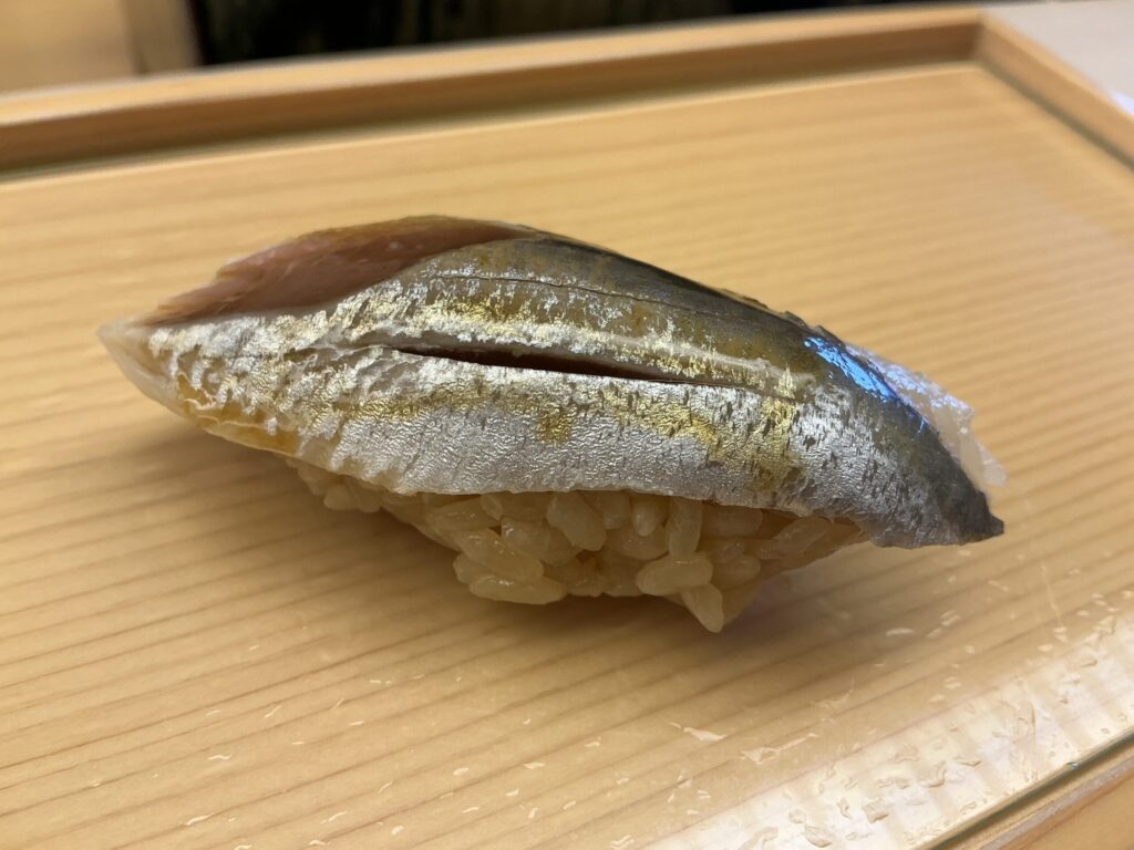鮨おばなのイワシ