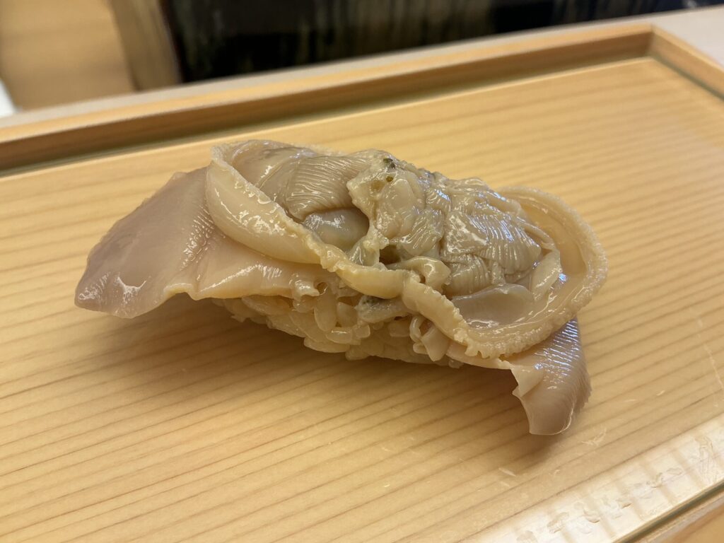鮨おばなのハマグリ