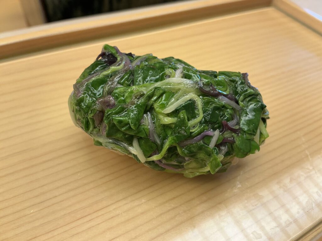 鮨おばなのカイワレ