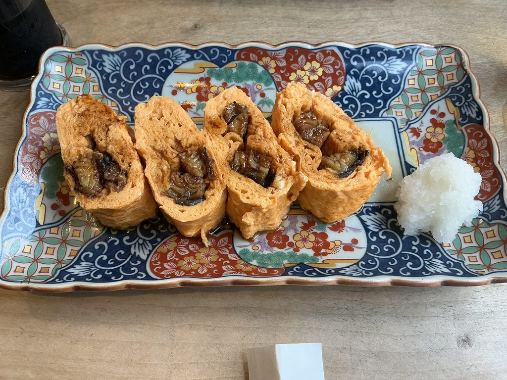 手打ち蕎麦なみのの鰻巻き