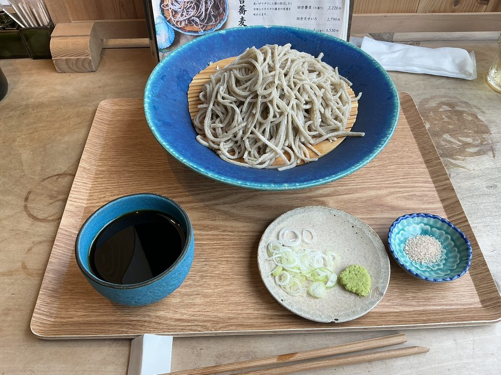 手打ち蕎麦なみのの十割蕎麦