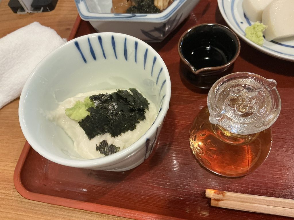吾妻橋やぶそばのわさび芋