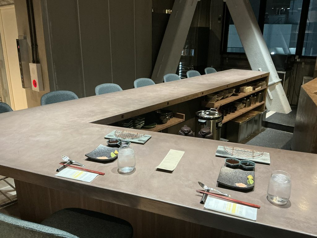 がぶう原宿店の店内
